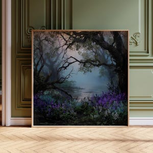 Enchanted Forest Print – Gothic Fantasy Wall Art
