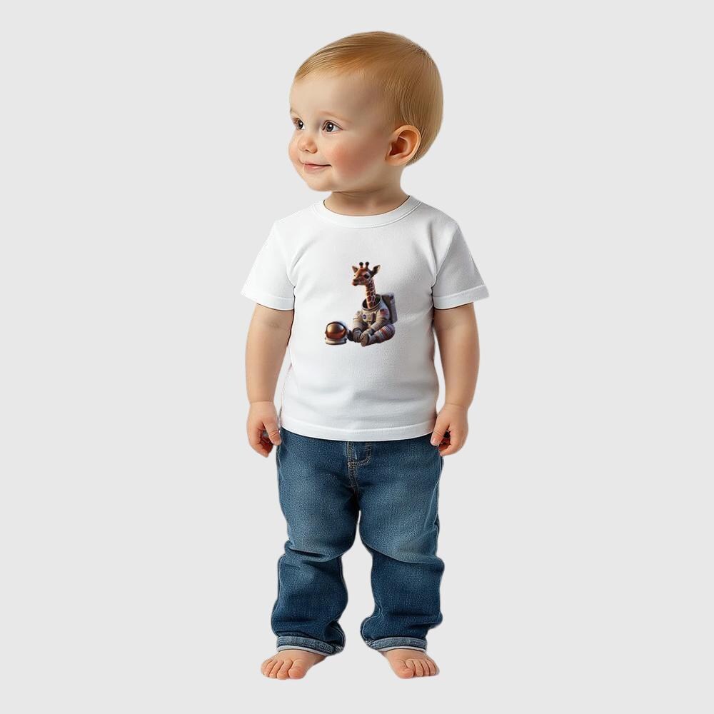 Animal Astronauts T-Shirts/Adorable Kids Wear/Galactic T-Shirts/Cute Baby Clothes/