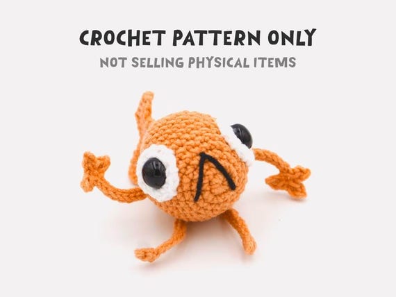 Le Poisson Steve - Easy Low-sew Crochet Pattern - Etsy