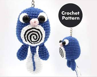 Cute Swirl Belly Tadpole Frog Crochet Pattern – Amigurumi Plush Toy PDF Download