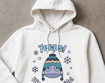 ADULT SIZED Yeeps: Hide and Seek-Inspired Cozy Winter Fleece Hoodie, Yeeps VR Gamer Gift