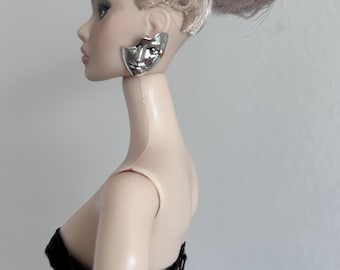 Renaissance Maske Ohrringe für 1/6 Puppe, Gothic Ohrstecker, Moderne Kunst Schmuck für Integrity Toys/Mode Royalty/12"Puppe