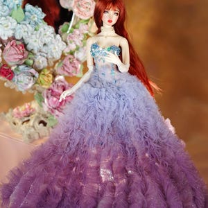 30cm Fashion Doll Princess Clothes, Ball gown/Haute Couture Gown/Wedding Dress/ Evening Dress/Princess Dress For 1/6 Bjd/12 inch Doll