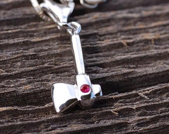 925 Sterling Silver Stop Sign Charm Pendant – Handcrafted Traffic Symbol Jewelry, Gift For Drivers