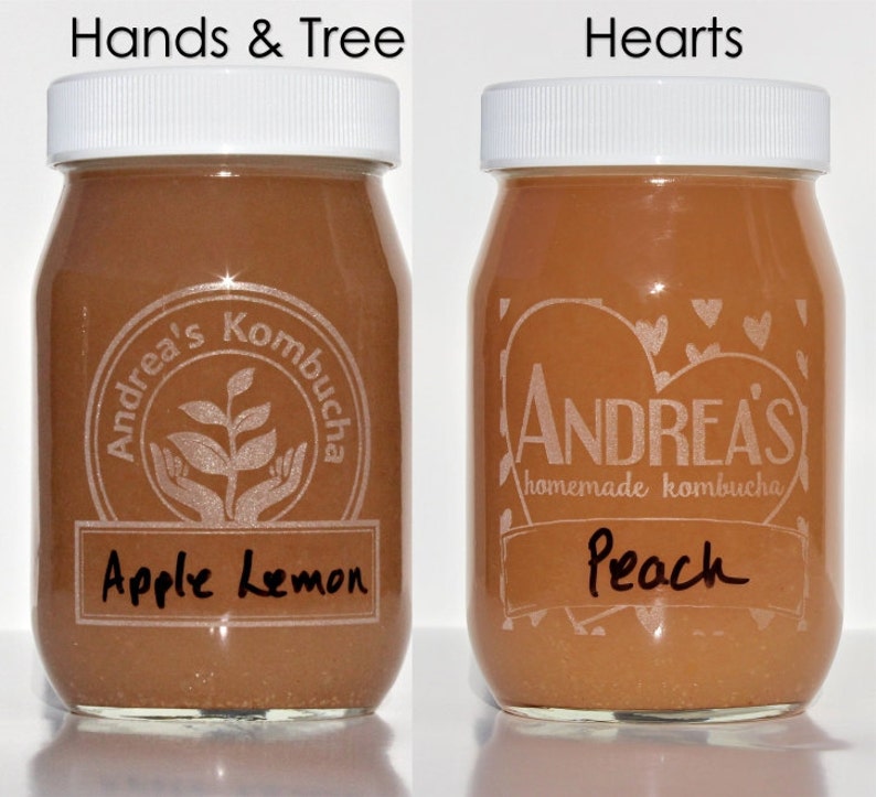 Personalized Kombucha Bottling Jars Kit Kombucha Bottle Etsy