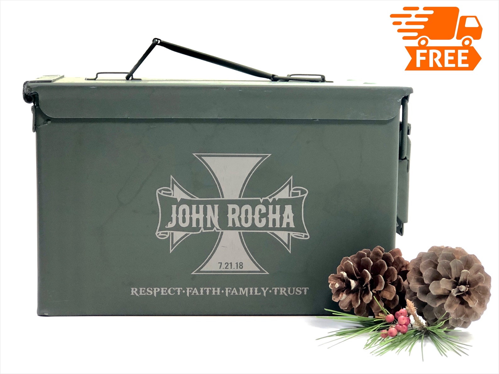 Hunting Gifts for Men Ammo Box Storage Box Deer Antlers Etsy