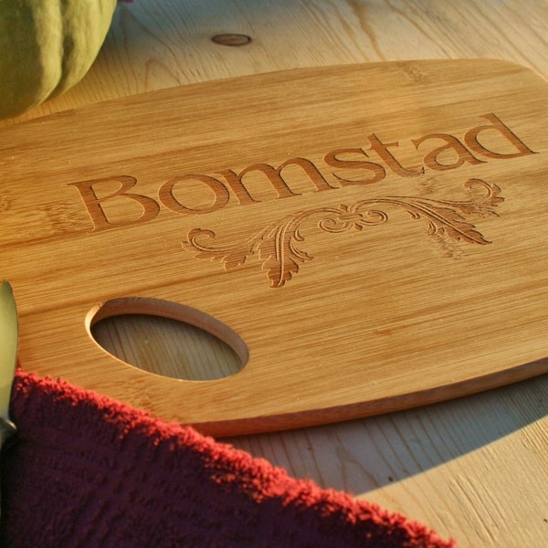 Eco Bamboo Cutting Board Custom Personalized Gift, Men, Gift for Dad, Father's Day,Birthday Gift for him, Men's gift