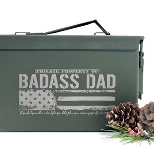 Ammo can, Birthday gift, Mens gift, Personalized ammunition box, Dad gifts, Storage box army green gift box Birthday gifts for Him