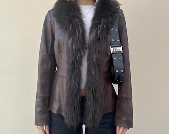 vintage Penny Lane Afghan Jacket - Manteau en cuir de mouton véritable avec doublure en fourrure de mouton retourné - Manteau hippie en fourrure bohème des années 70 - Veste d'hiver pour femme