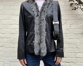 Veste Penny Lane en cuir véritable pour femme, manteau de festival presque célèbre bohème Y2K vintage