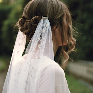 Bmirth Bridal Veils Pearl Veil Cathedral Long Wedding Veils