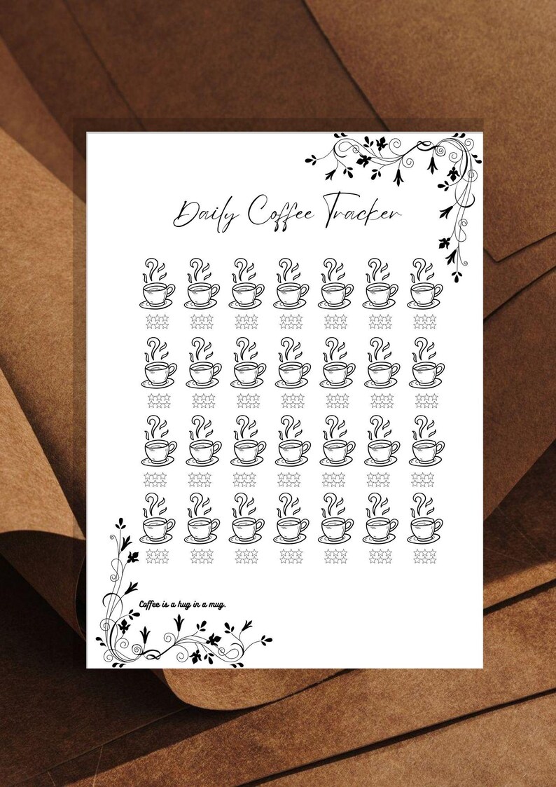 12in1 Printable Tracker Bundle | Book, Coffee, Vitamin, Habit, Workout ...