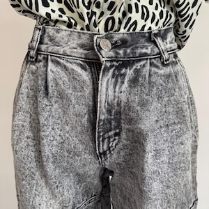 Vintage Lee acid washed pleated jeans 1990s
