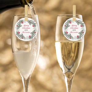 Drink Topper per Natale - drink topper commestibili personalizzati Natalizi