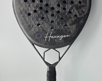 Forged carbon padel racket made in France