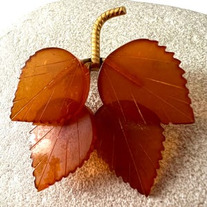 Antique Baltic Honey Amber Sterling Silver 925 Brooch Pin. Baltic Amber Antique Sterling Silver Ring. Baltic Brooch Leaf Pin Antique Amber