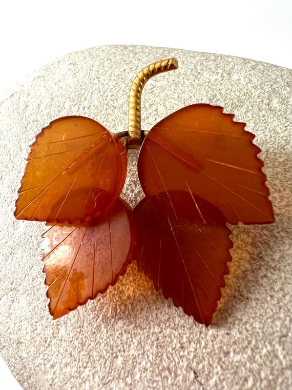 Antique Baltic Honey Amber Sterling Silver 925 Brooch Pin. Baltic Amber Antique Sterling Silver Ring. Baltic Brooch Leaf Pin Antique Amber