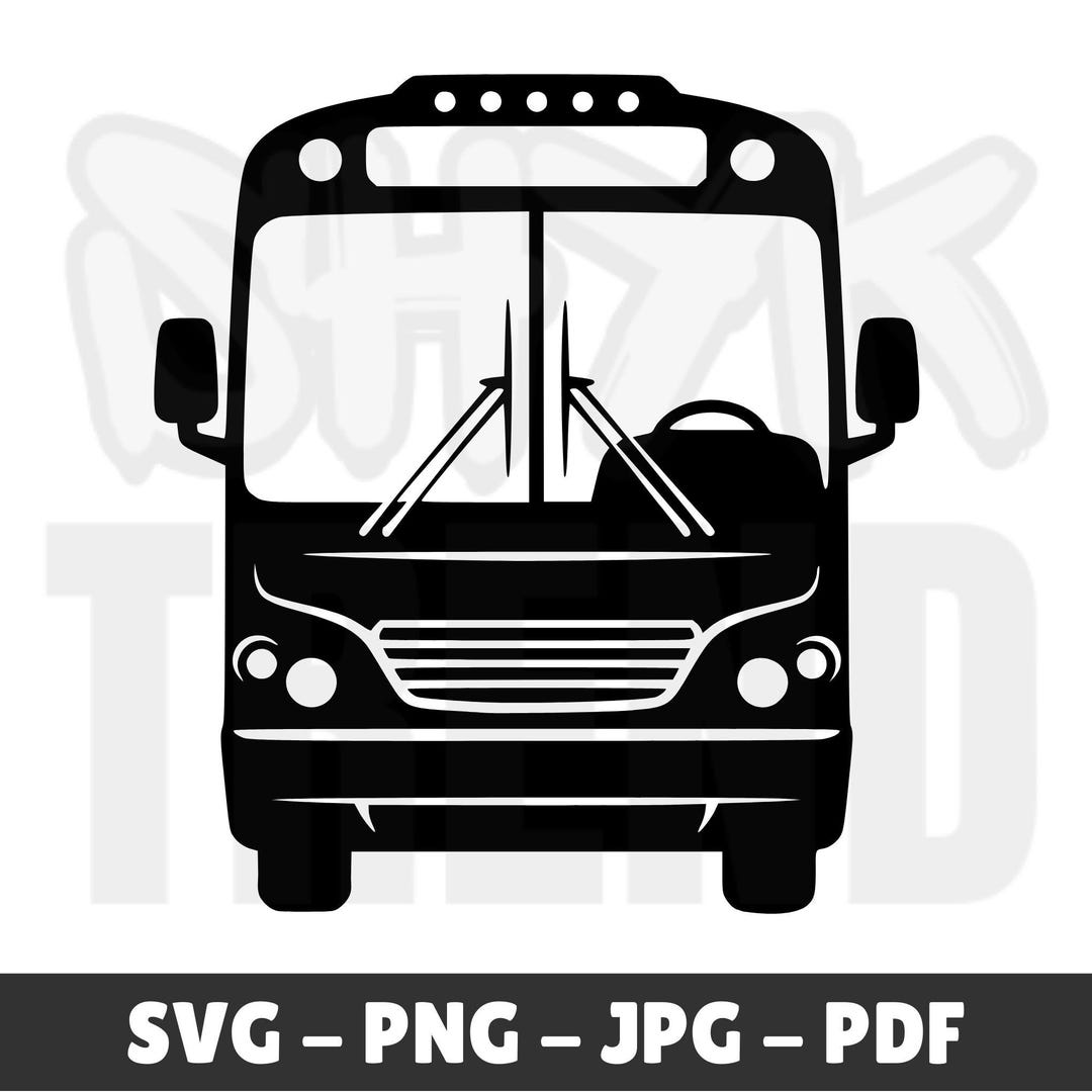 Bus Svg | School Transport Clipart, Cricut Cut File (digital Download ...
