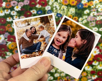 Imanes con fotos personalizadas estilo Polaroid
