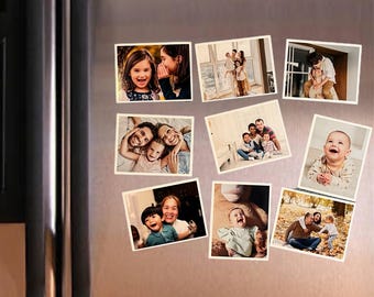Imanes fotográficos personalizados de 2,75” x 3,5”