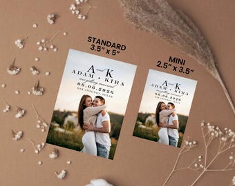Anuncio magnético de boda Save The Date MINI