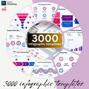 3000 infographic templates