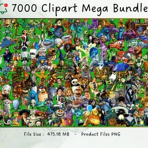 7000 Mega Clipart Bundle - All Past and Future Sets, Lifetime Access, PNG Bundle, Mega Bundle, Instant Download, CommercialUse, Image Bundle