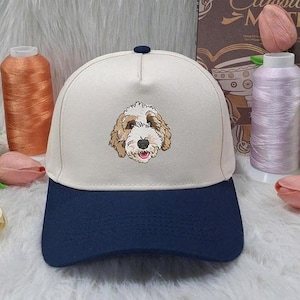 Custom EMBROIDERED Pet Hat Using Pet Photo Personalized Dog Hat Custom Cat Hat Custom Pet Cap Dog Hat Custom Dog Trucker Cap Dog Mom Hat