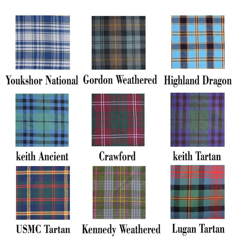 Traje escocés para hombre, hecho a mano, Highland, 10 piezas, falda escocesa de boda con cabeza de ciervo, disponible en más de 50 tartanes. imagen 2