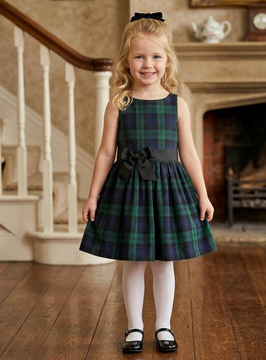 tartan bridesmaid dress Bella Tartan Wedding Dress