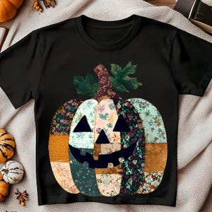 Preppy Floral Pumpkin png, Floral Patchwork png, Fall Pumpkin png, Autumn png, Fall Girly png, Fall Sublimation, Tis the season, Pumpkin png