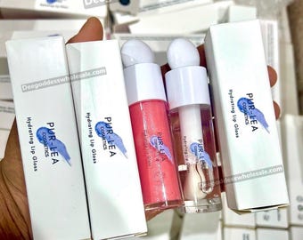 50pcs Private Label Vegan Lip Gloss Lot - Custom Logo