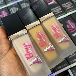 50 st vegansk fulltäckande foundation: Anpassad logotyp, privat etikett