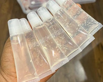 10pcs Wholesale Universal Clear 10ml Squeeze Tube Lipgloss | Bulk Lot