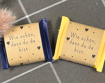 Gastgeschenk Druckvorlage | Geburtstag | Hochzeit | PDF Vorlage Tischdeko | Kleinigkeit | Rittersport | Bastelidee | DIY Geschenk