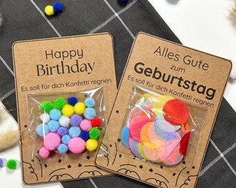 Printable birthday card template | Birthday card template | Printable birthday card | Birthday card with confetti | PDF