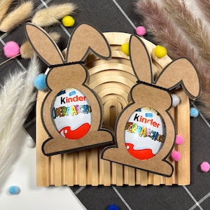 Printbaar idee voor paastafeldecoratie | Sjabloon voor feestcadeautjes om te printen en uit te knippen | PDF | Verpakking voor verrassingseieren