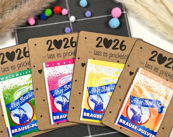 Druckvorlage Silvester | Mitbringselidee Silvester | Silvestergeschenkidee | Tischdeko Silvester | Kleinigkeit für Silvester| PDF ausdrucken