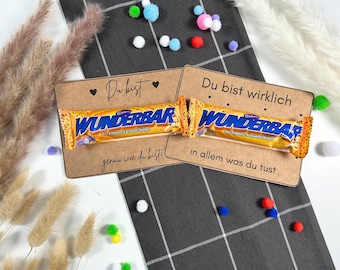 Druckvorlage Kleinigkeit Karte | Vorlage zum Drucken | Geschenkidee du bist wunderbar | Mitbringsel | Bastelvorlage zum Drucken | Geburtstag