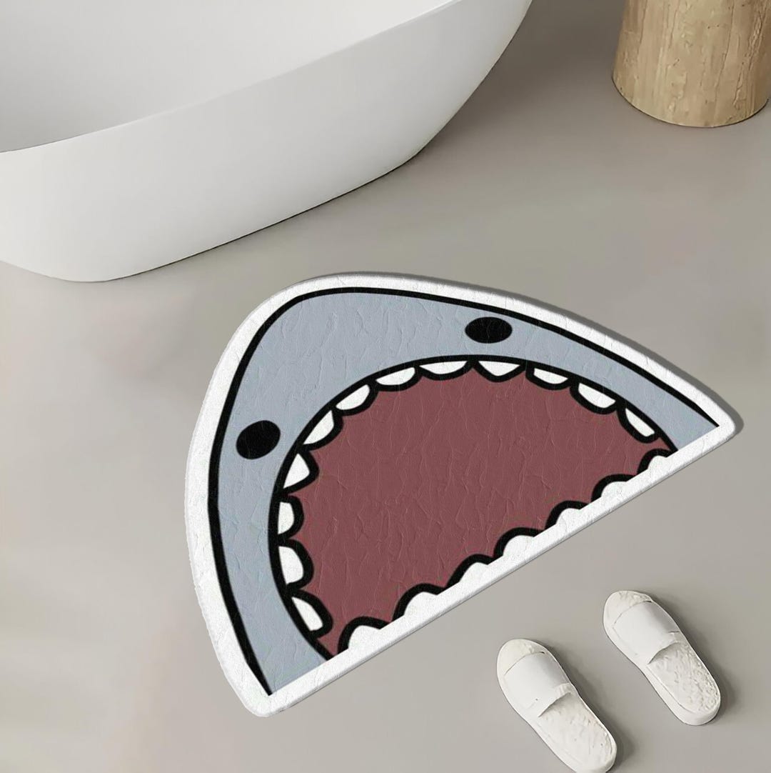 Shark-shaped Rug| Fun, Soft & Non-slip Carpet for Kids Rooms, Play ...
