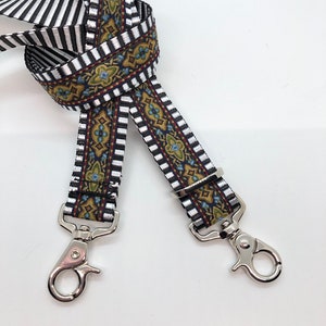 Guitar Style Purse Strap 1" Wide for smaller bags baroque trim