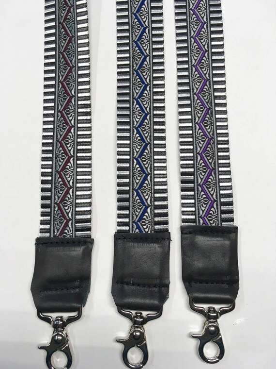 Guitar Style Replacement Purse Strap Black White Purple Blue Etsy