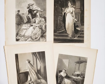 1888 Romantic Antique Illustrations - 4