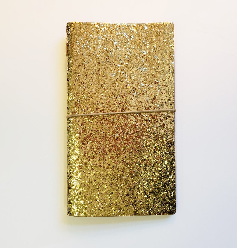 Blank Journal Gold Etsy
