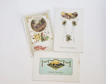 1900s Birthday Greetings Post Cards - 3