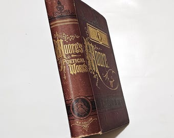 1879 Poetical Works Of Thomas Moore With The Life Of The Author