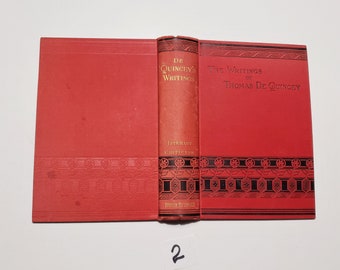 1877 Antique Red Book Covers