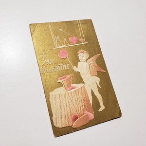 1900s Antique Valentine Postcard