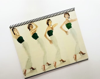 Vintage Record Album Journal And Gel Pen