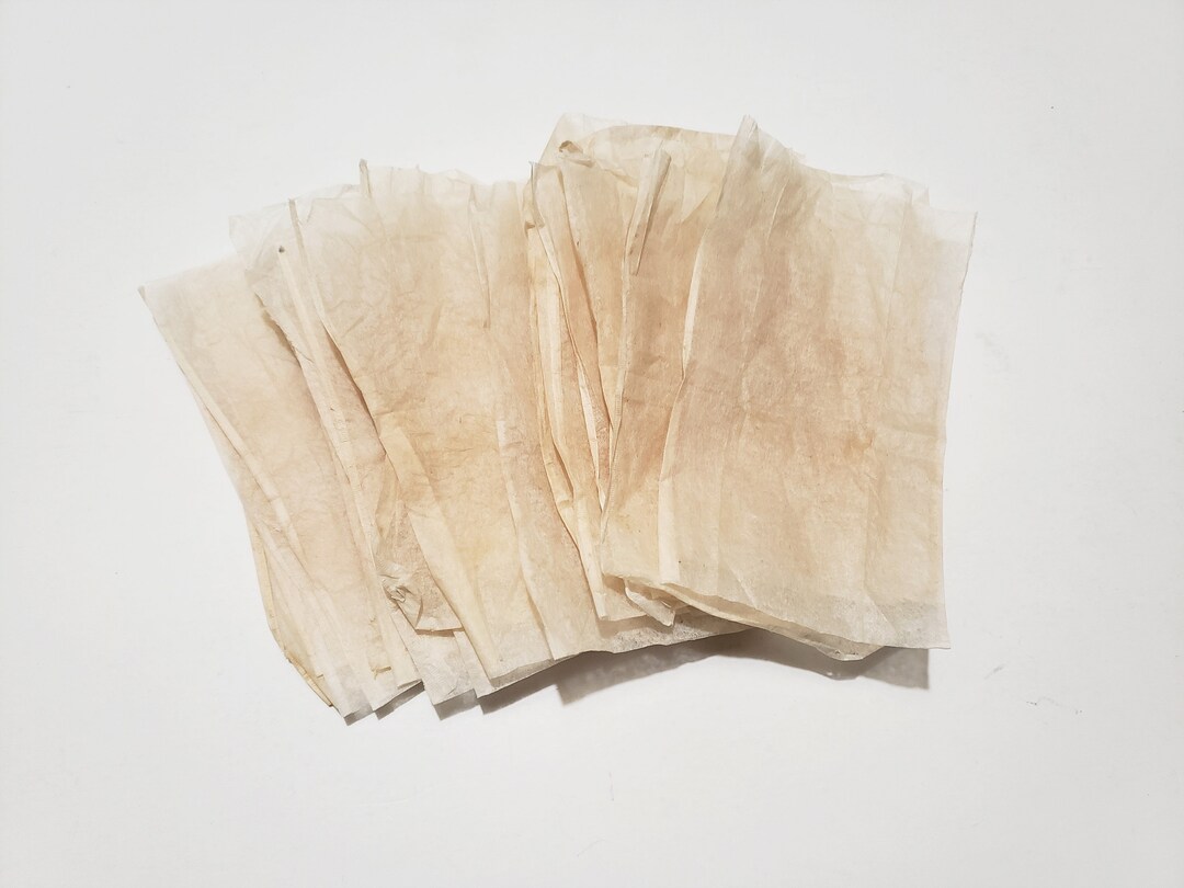 35 Used Tea Bag Papers Etsy